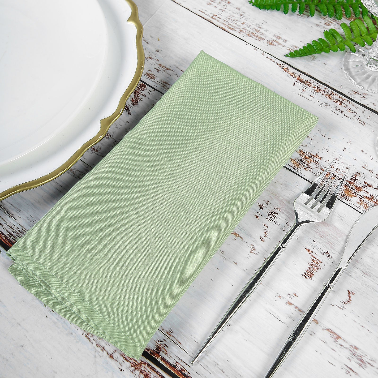 Serviette Polyester dusty green mieten