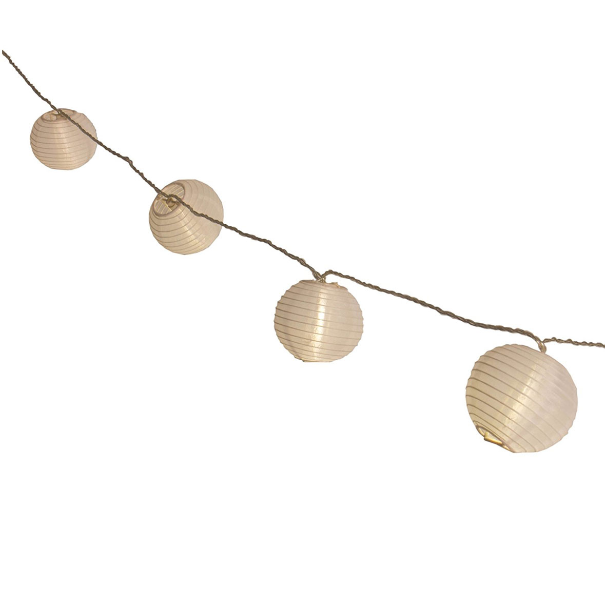 LED Lichterkette Lampions mieten Hochzeit, Deko, Veranstaltung, Fest, Sommerfest