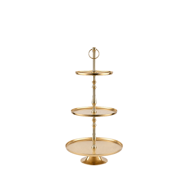 Etagere 3-stöckig XL gross Candybar Sweet Table Saltybar Ginbar Cigarbar gold mieten Hochzeit, Geburtstag, Feier