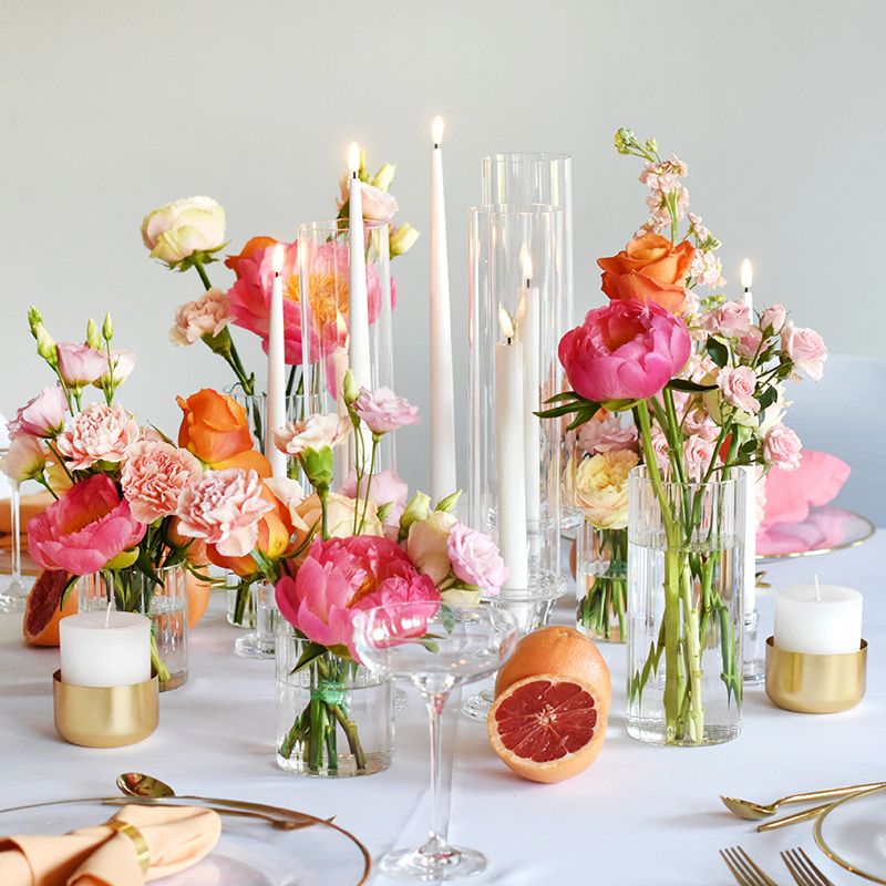 Kerzenleuchter_Glaszylinder_LED-Spitzkerze_Vase_Zylinder_Rille_mieten_Hochzeit_Event