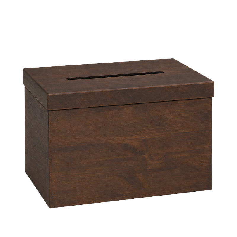 Kartenbox Geschenkebox Hochzeit Holz braun [mieten]