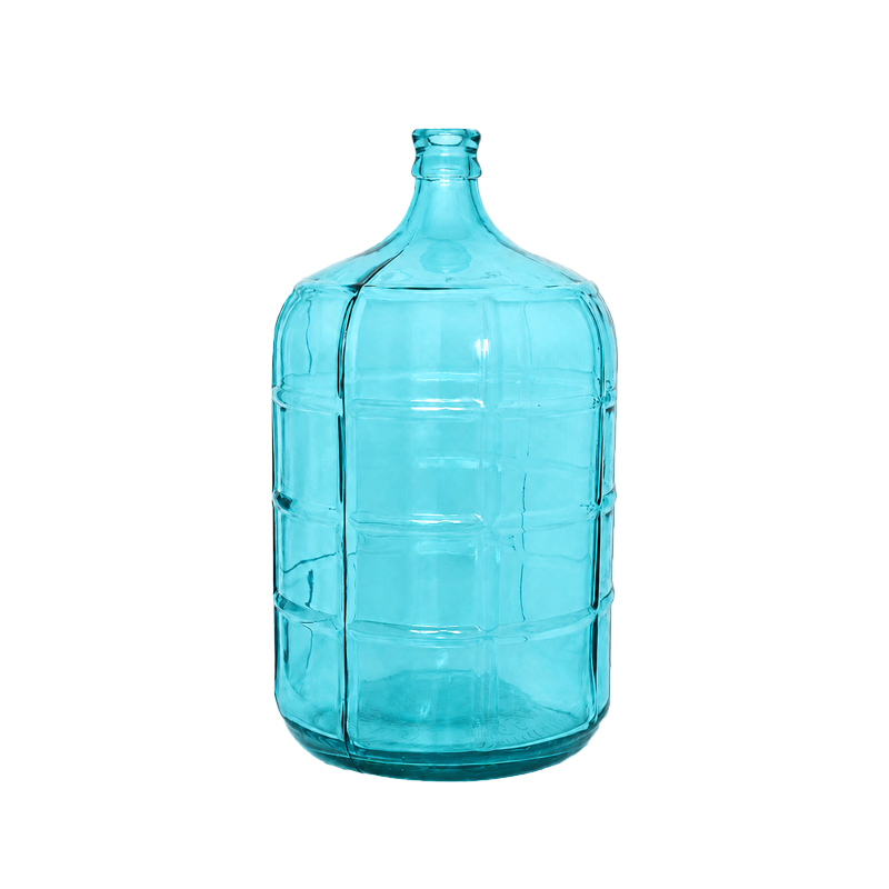 Flaschenvase/ Bodenvase groß aqua mieten Mottoparty Event Dekoration