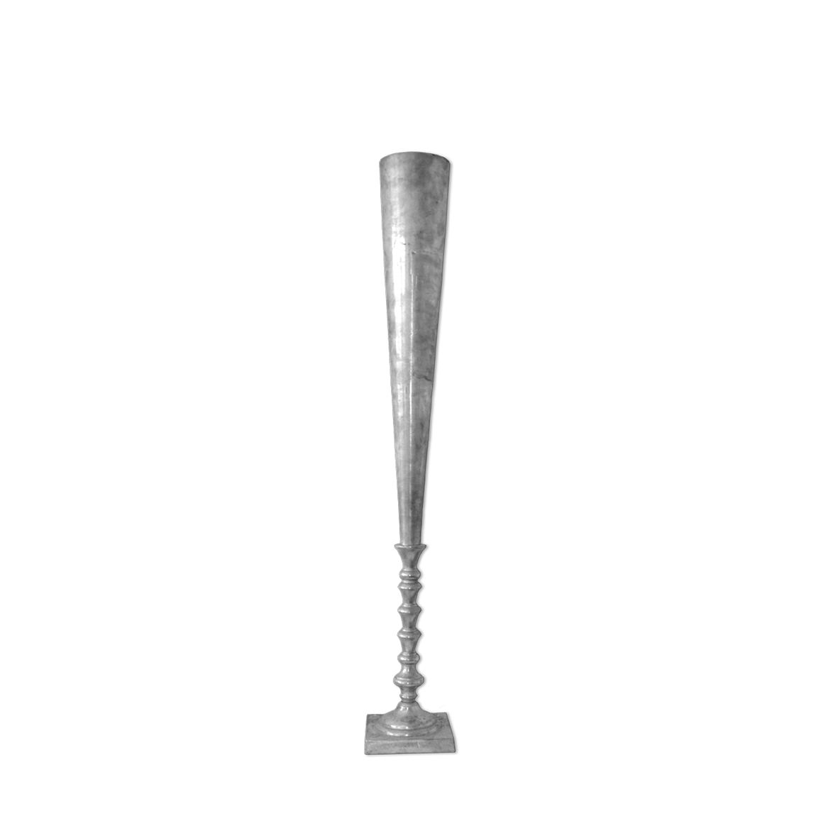 Vase Kelch silber [mieten]