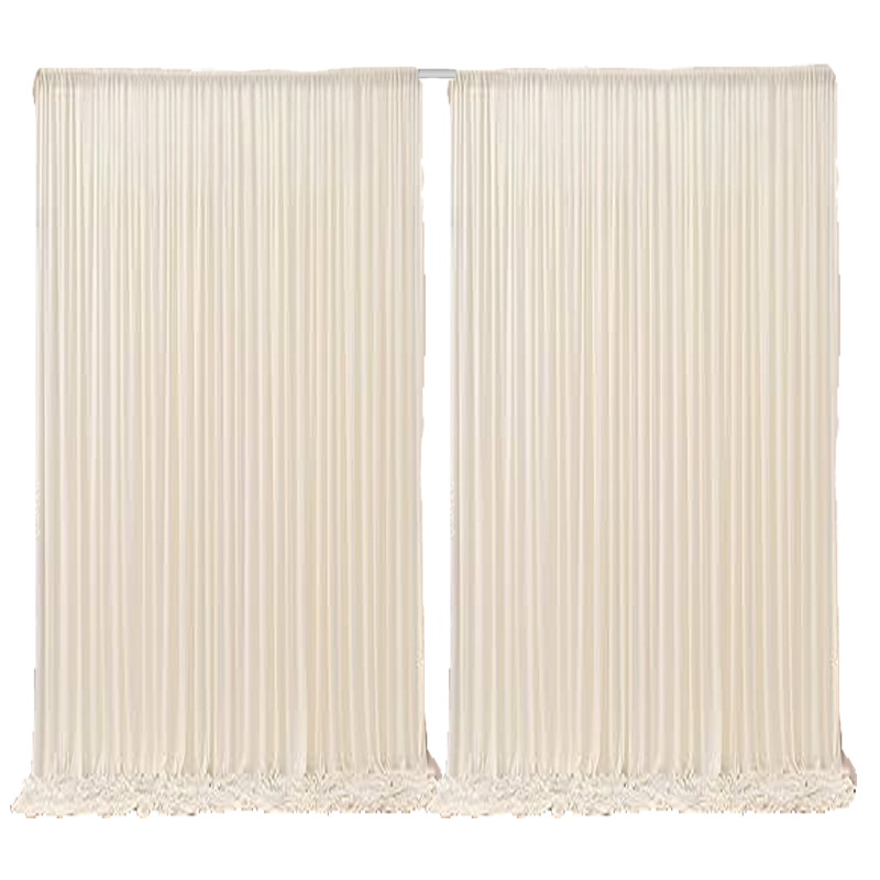 Traubogen Fotobox Hintergrund Vorhang Polyester weiss Verleih | Hochzeit Event Freie Trauung [mieten]