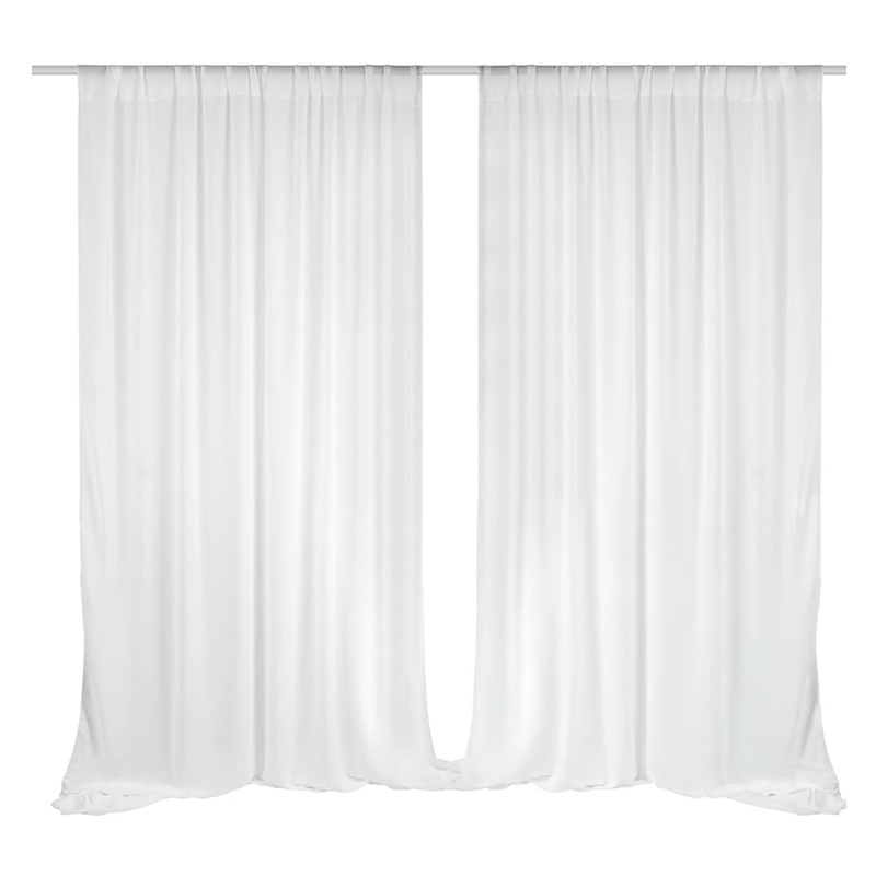 Traubogen Fotobox Hintergrund Vorhang Polyester weiss Verleih | Hochzeit Event Freie Trauung [mieten]