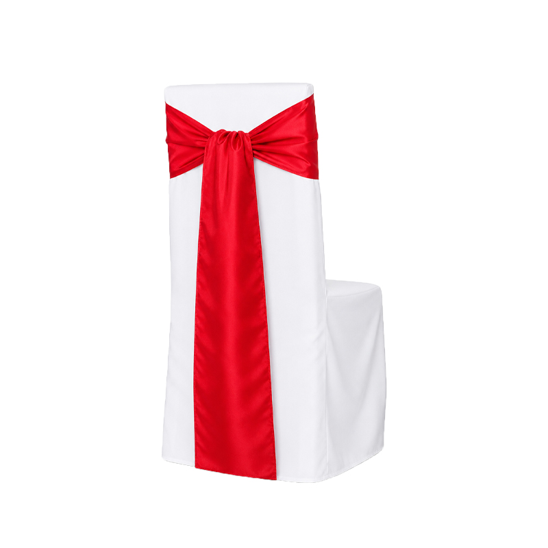 Schleifenband für Stuhlhusse | Taft 275x20cm | rot | Verleih Hochzeit Veranstaltung Geburtstag
