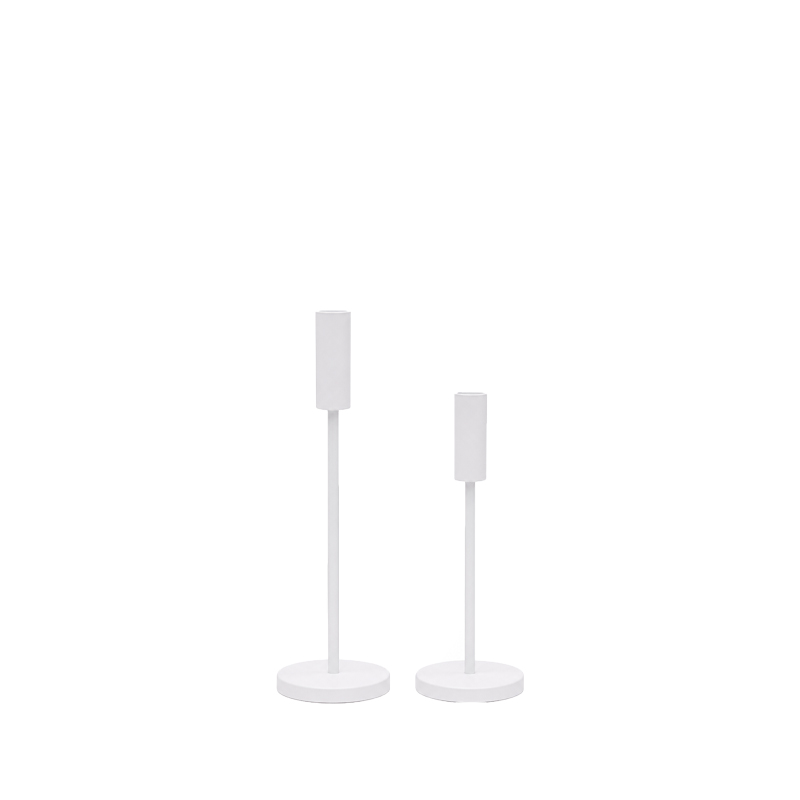 Kerzenständer weiss  Line modern | Kerzenhalter | Kerzenleuchter Hochzeit Feier mieten