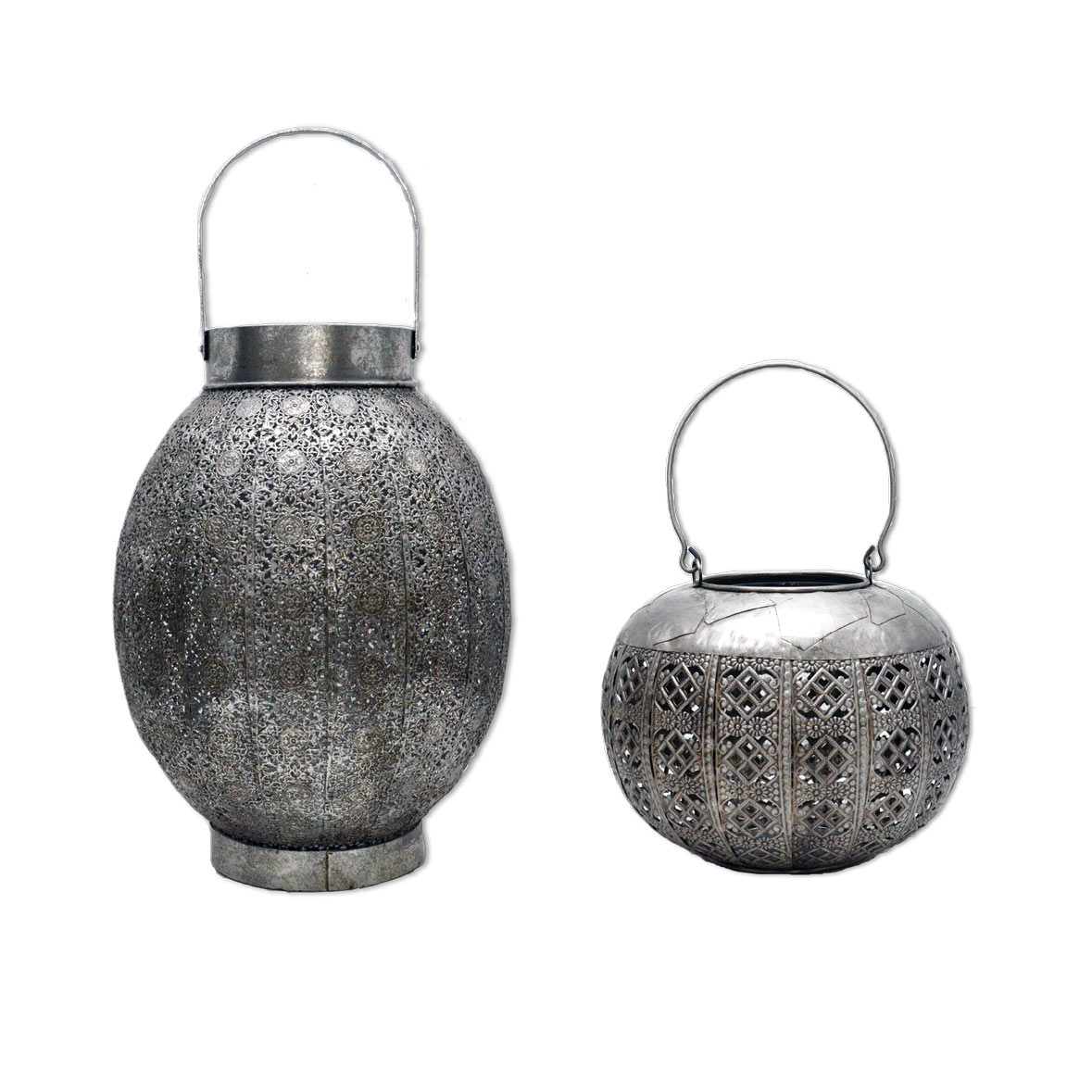 Laterne Doha antik silber orientalisch 1001 Nacht Dekoration mieten