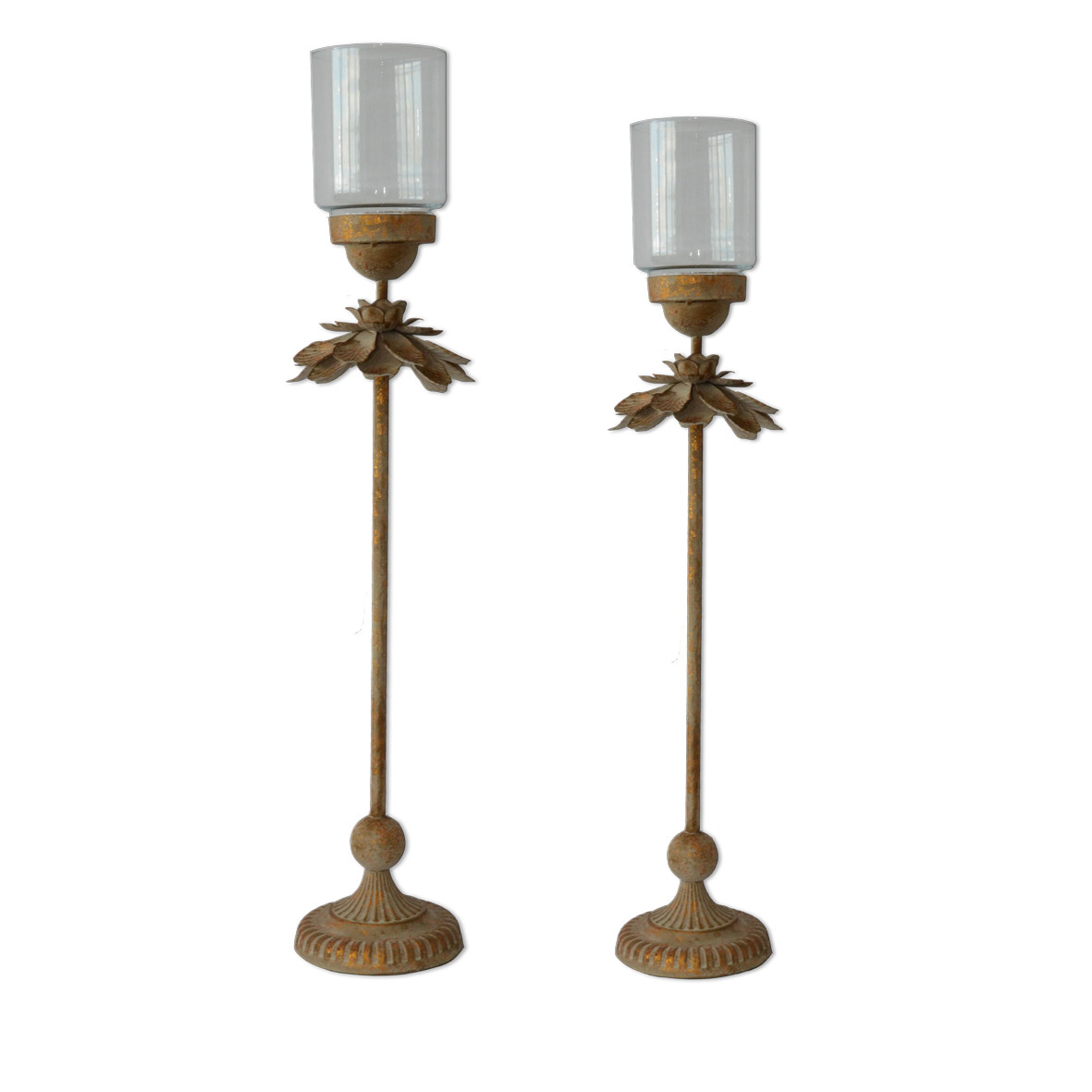 Kerzenständer Blüte gold Hochzeit Feier mieten