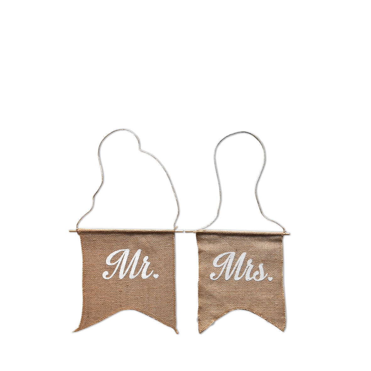 "Mr. & Mrs." Jute zum Hängen [mieten]