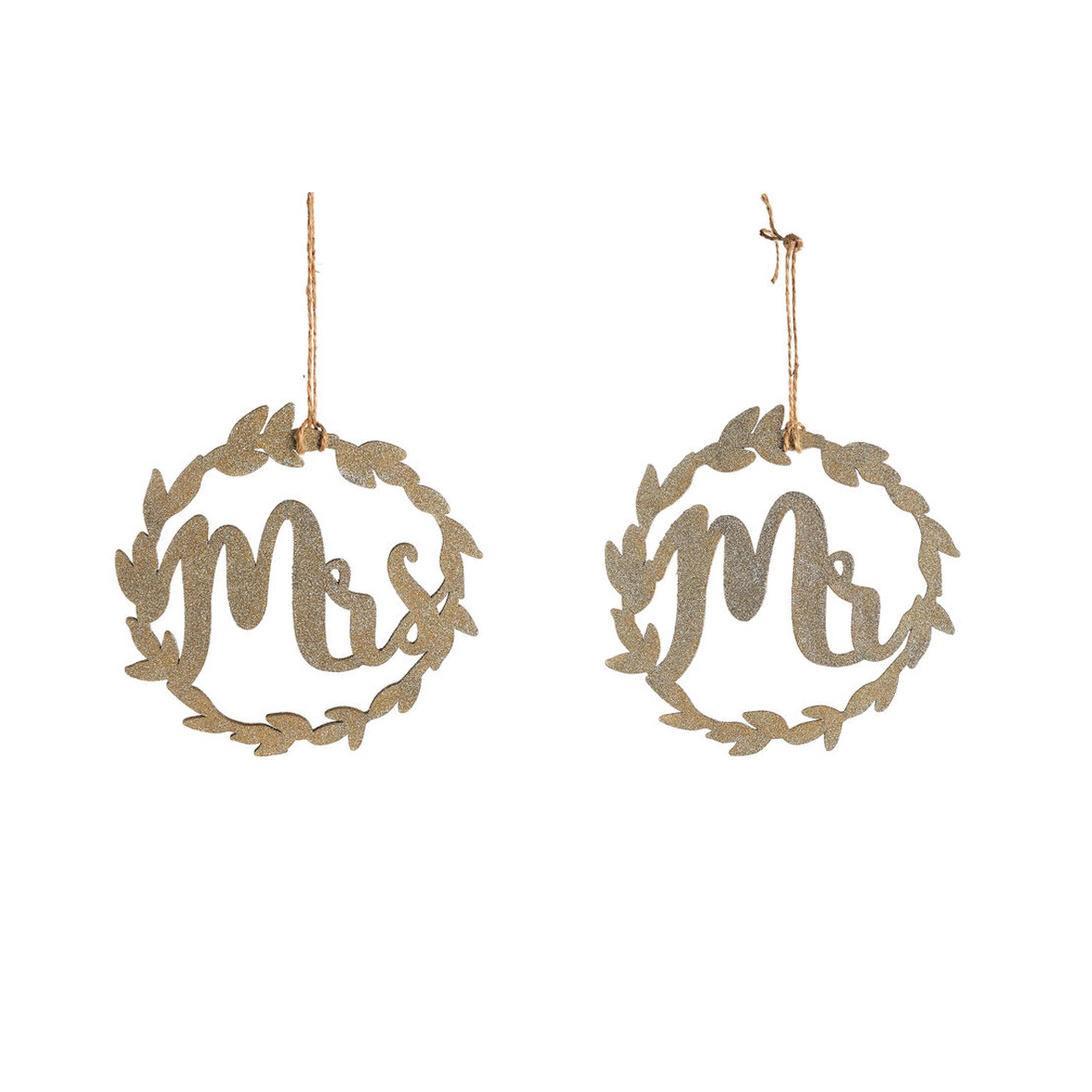 Kranz Glitzer Mr & Mrs mieten