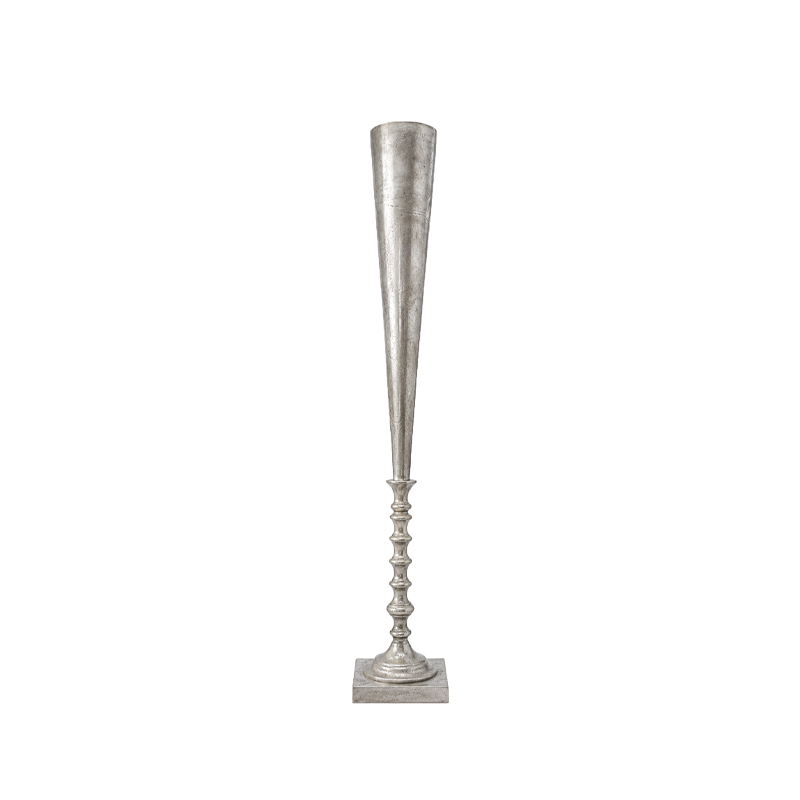 Vase Kelch silber [mieten]