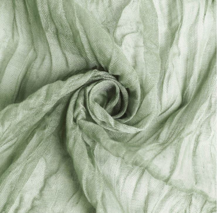 Serviette Musselin dusty green grün | mieten | Verleih für Hochzeit und Event 2
