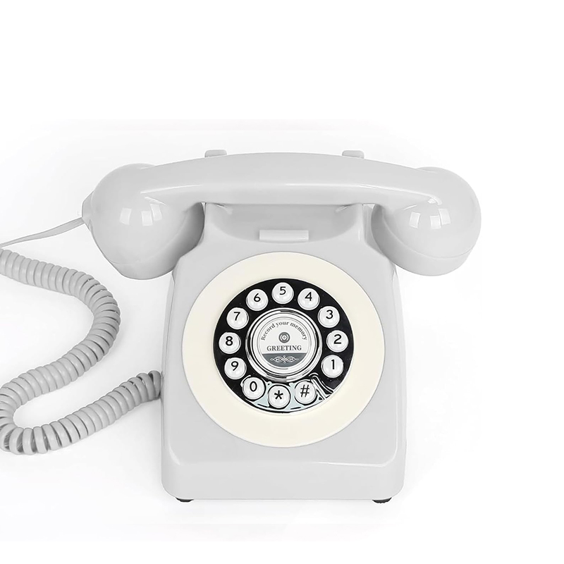 Telefon Audio Gästebuch | Guestbook Classic weiss mieten | Verleih Hochzeit, Geburtstag, Feier, Event