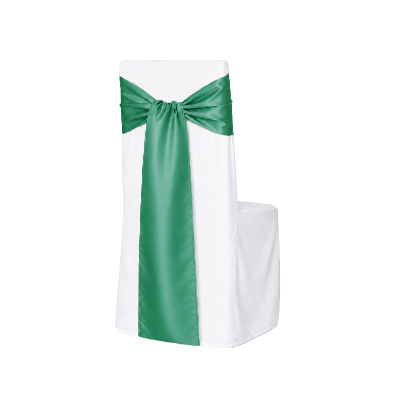 Schleifenband für Stuhlhusse | Satin 275x20cm | tannengrün | Verleih Hochzeit Veranstaltung Geburtstag