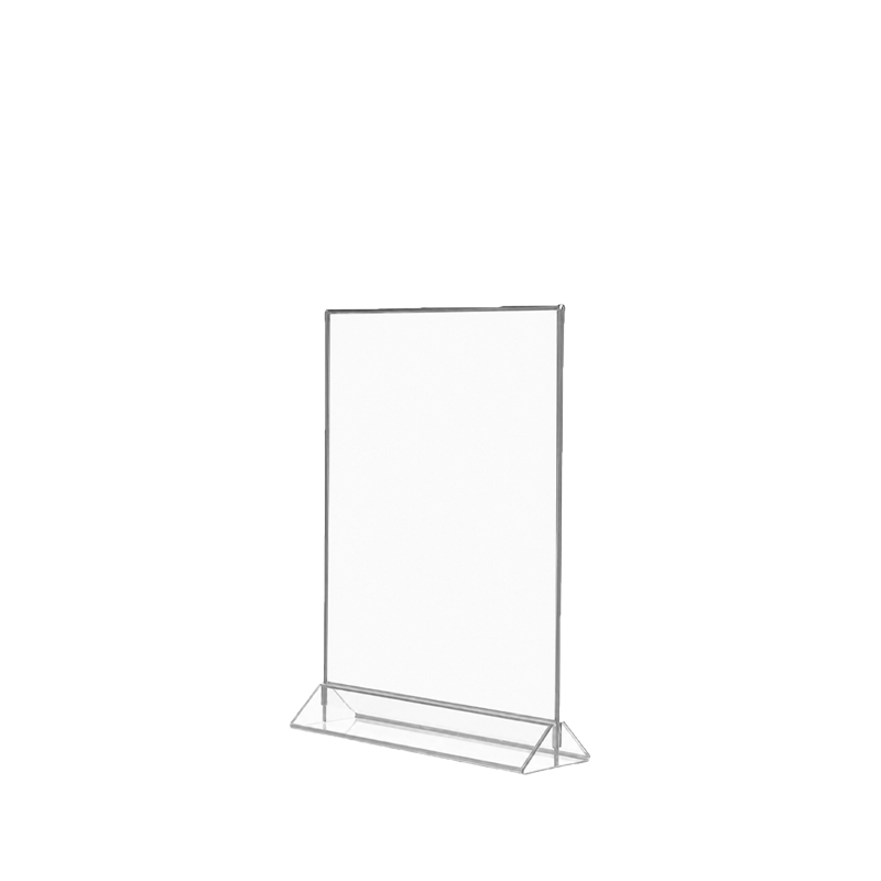 Bilderrahmen Acryl mit silbernem Rand [mieten]