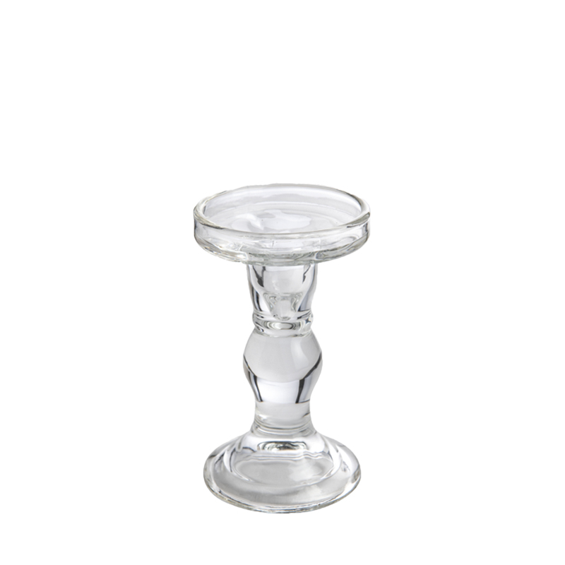 Kerzenständer für Stumpenkerzen Glas | Kerzenhalter | Kerzenleuchter [mieten]