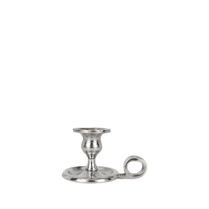 Kerzenständer | Kerzenleuchter Kerzenhalter 1-arm silber Hochzeit Feier mieten