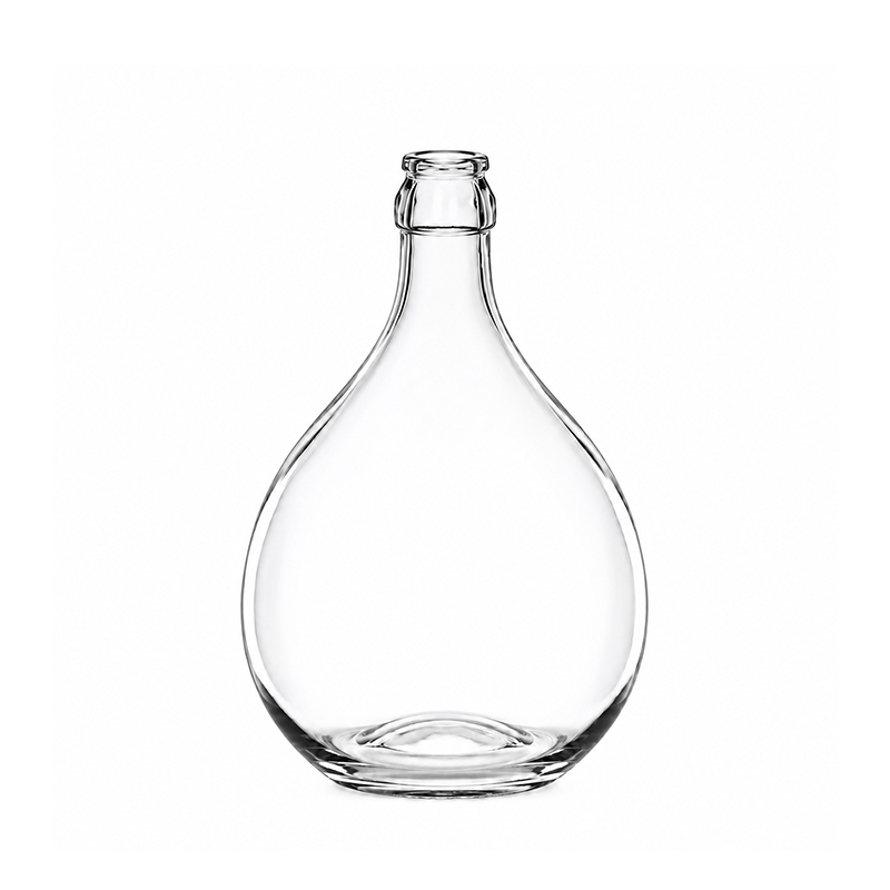 Bodenvase Ballonvase Glas klar mieten für Deko Hochzeit und Event und Freie Trauung