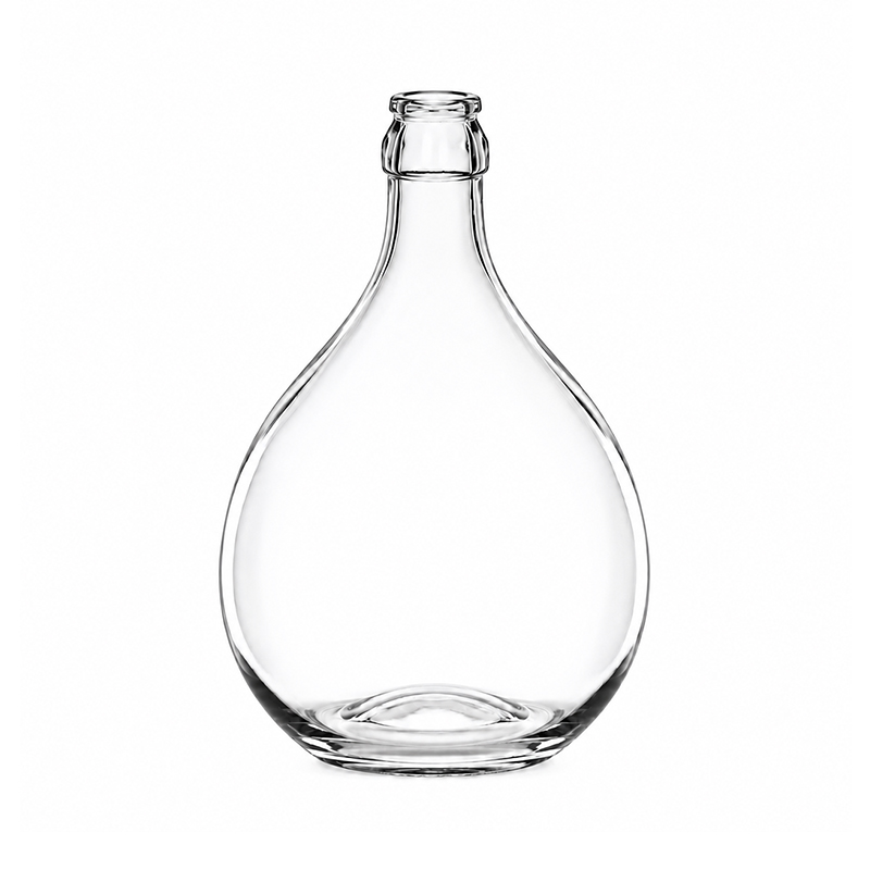 Bodenvase Ballonvase Glas klar mieten für Deko Hochzeit und Event und Freie Trauung
