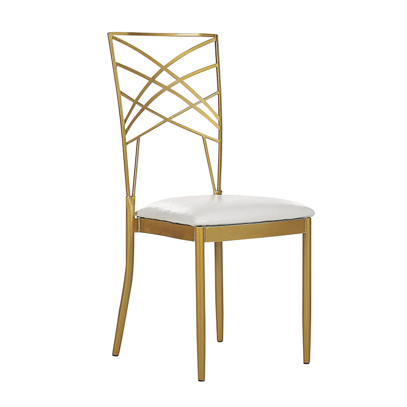 Stuhl Metall gold modern Hochzeit Trauung Traustuhl mieten | Verleih Heilbronn