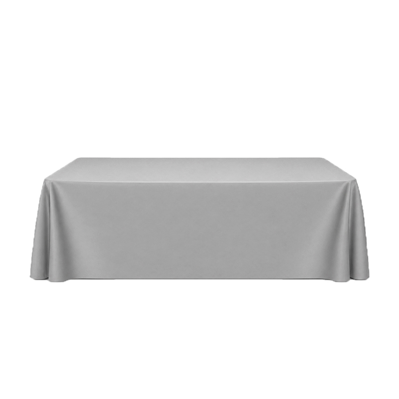 Tischdecke_Polyester_rechteckig_1,50x2,60cm_hellgrau_grau_mieten_I_Verleih_Hochzeit_Feier_Event_Geburtstag_Catering_Firmenevent