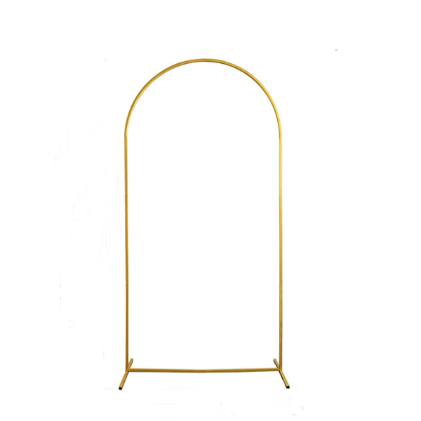 Traubogen Round Bow Rundbogen für freie Trauung, Metall gold [mieten]