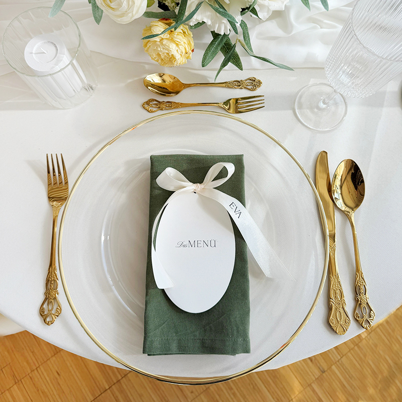 Besteck_Vintage_Antik_gold_Platzteller_Glas_Goldrand_mieten_Hochzeit_Feier_Event