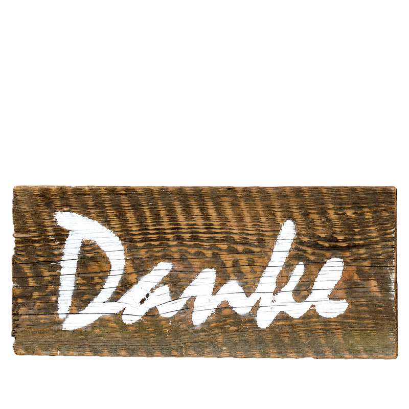 Schild Danke Holz braun mieten Hochzeit Geschenketisch