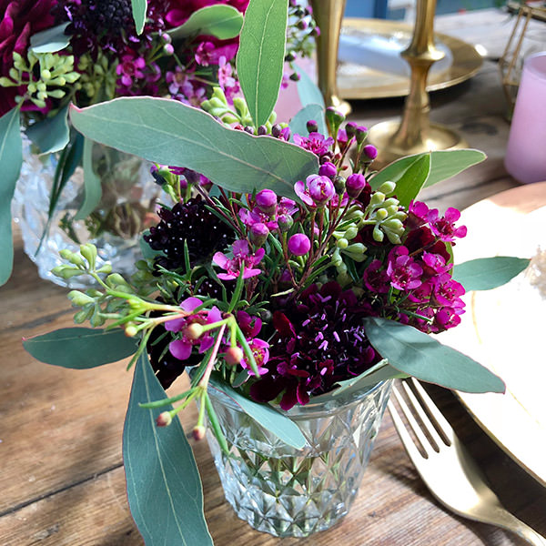 Vase konisch Kristall Glas klar mieten Tischdeko Hochzeit, Feier_2
