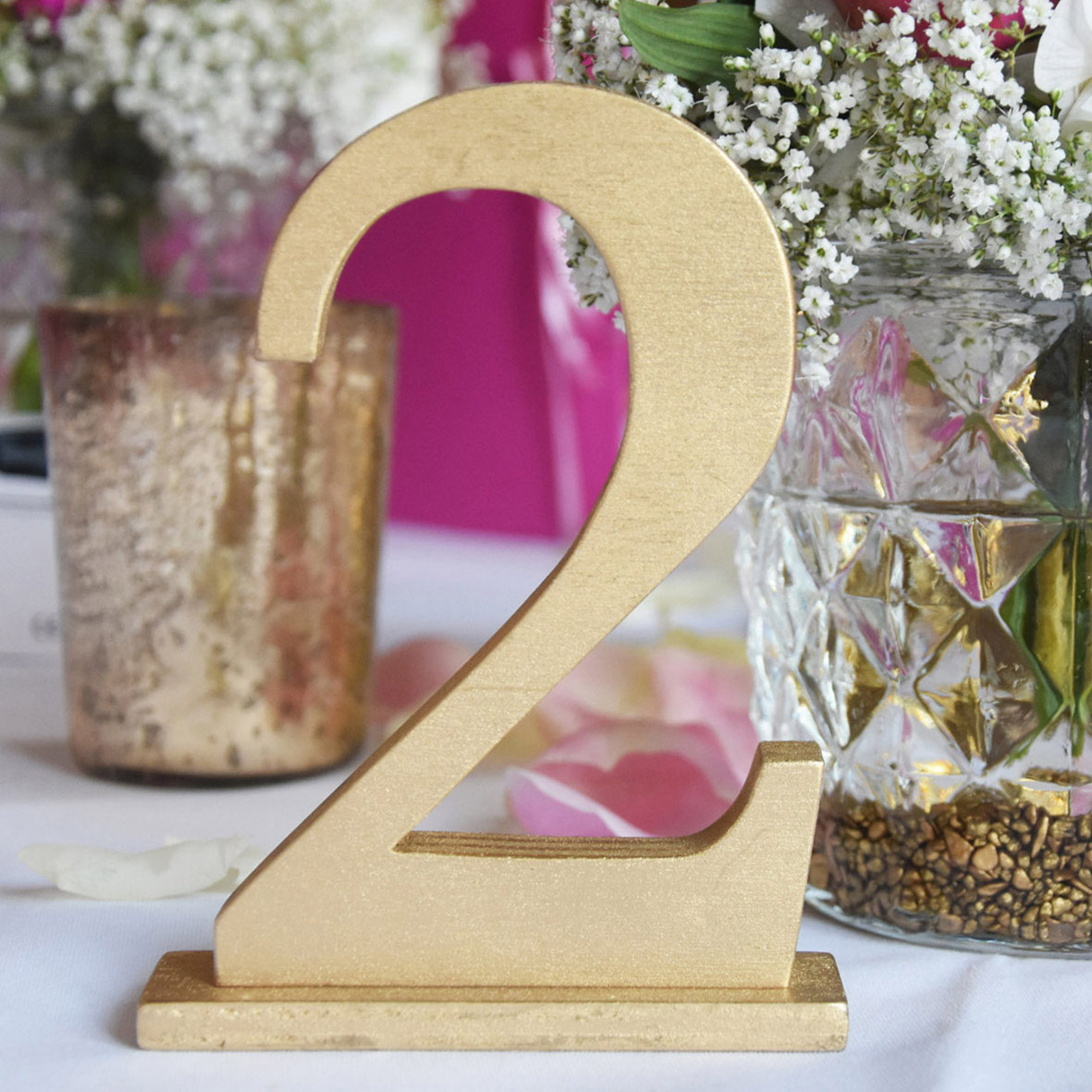 Tischnummern Holz 0-9 gold mieten für Hochzeit Tischdeko verleih_4