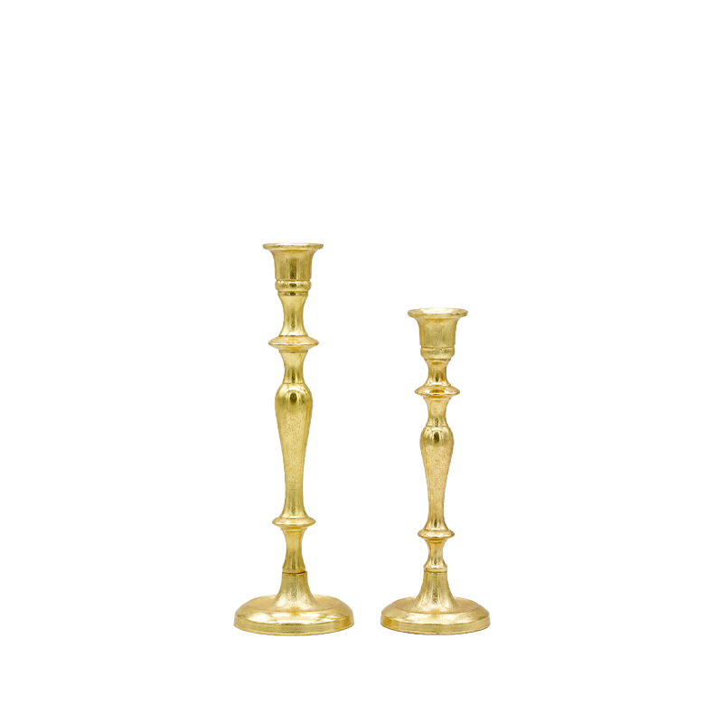 Kerzenständer champagner gold | Kerzenhalter | Kerzenleuchter Hochzeit mieten
