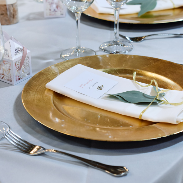 Stoffserviette Baumwolle gestärkt creme mieten | Verleih Hochzeit Event_2