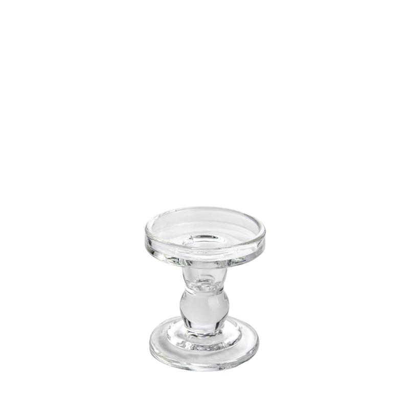 Kerzenständer für Stumpenkerzen Glas | Kerzenhalter | Kerzenleuchter [mieten]