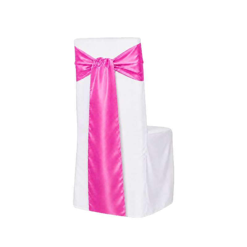 Schleifenband für Stuhlhusse | Taft 275x20cm | pink magenta | Verleih Hochzeit Veranstaltung Geburtstag
