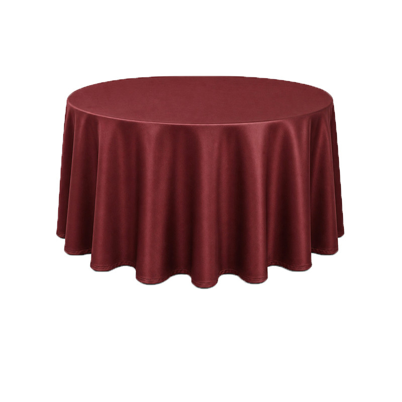 Tischdecke_Lamour_Satin_rund_305cm_bodenlang_burgundy_bordeaux_mieten_I_Verleih_Hochzeit_Feier_Event_Geburtstag_Catering_Firmenevent