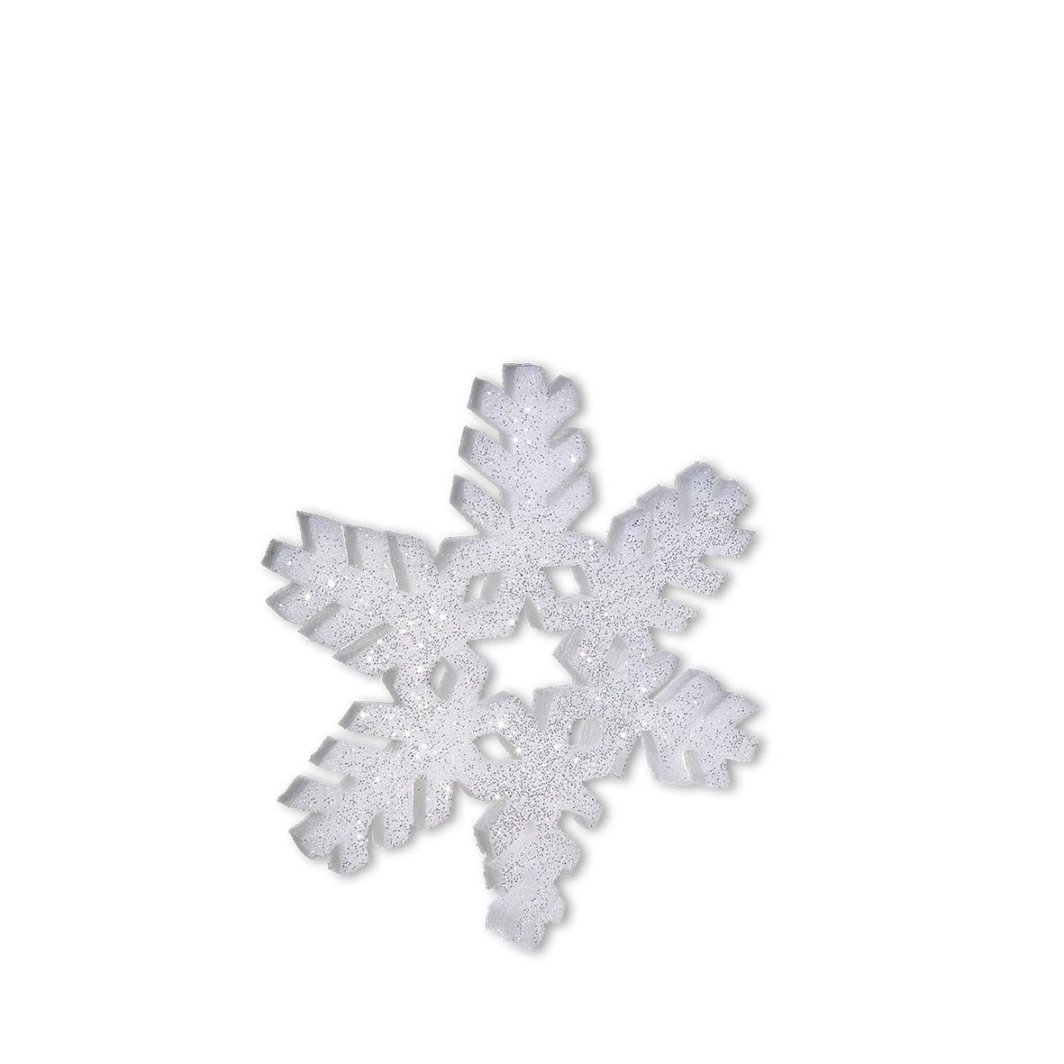Schneeflocke weiss | Vlies | zum Hängen | Verleih Deko Winterfeier, Weihanchtsfeier, Veranstaltung [mieten]