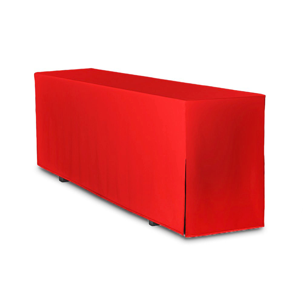 Biertischhusse 50x220 cm rot mieten