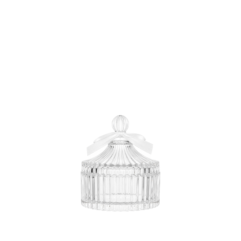 Candybar Salytbar Dose Rille Glas klar mit Deckel mieten Hochzeit, Feier, Veranstaltung