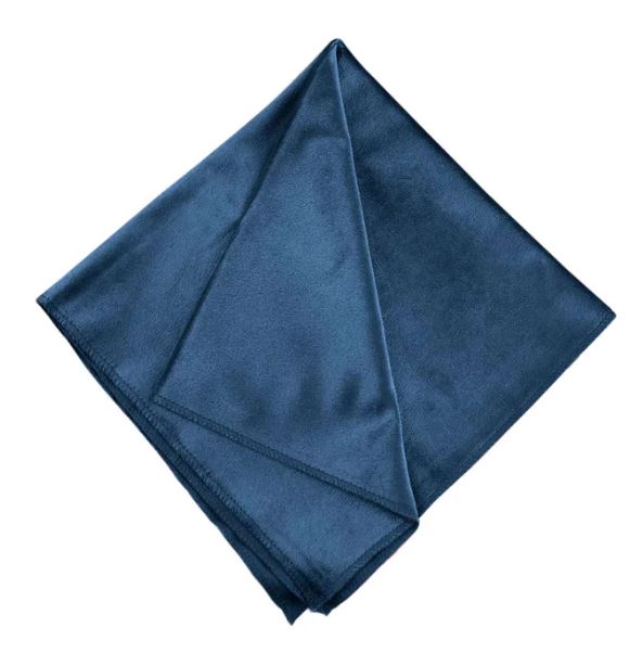 Serviette Samt dunkelblau, navy blue, dark blue | mieten | Verleih für Hochzeit, Event, Weihnachtsfeier