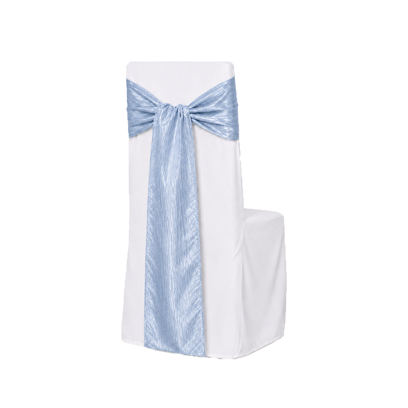 Schleifenband für Stuhlhusse | Taft 275x20cm |  dustyblue staubblau | Verleih Hochzeit Veranstaltung Geburtstag