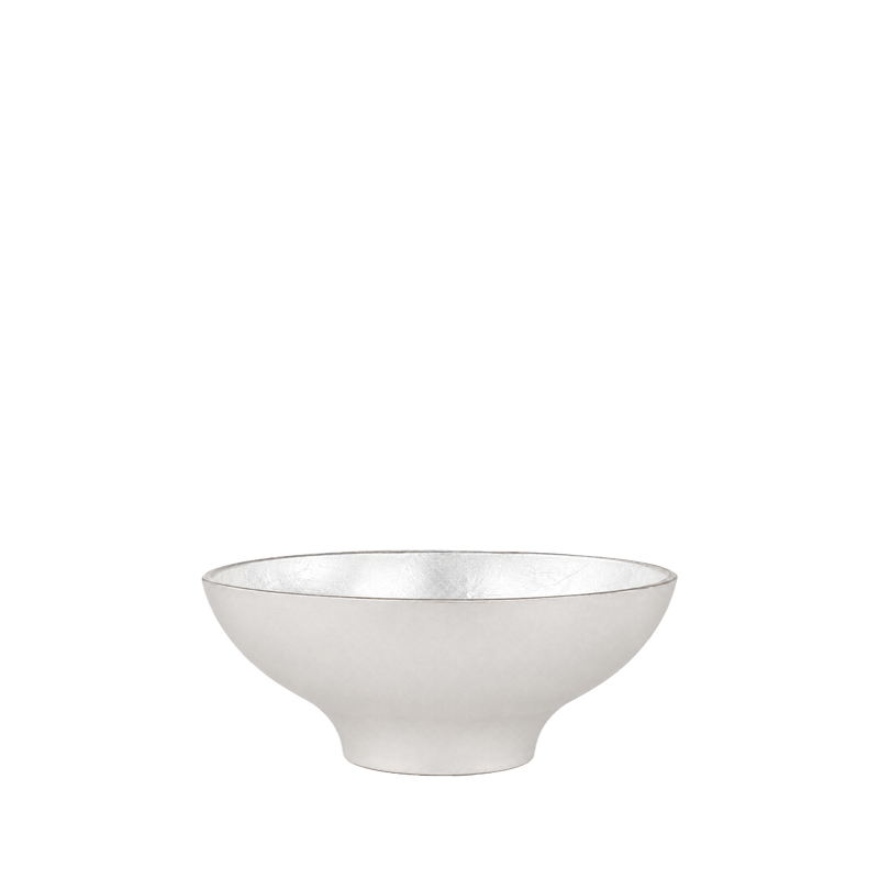 Steckschale_flach_silber_13cm_mieten_Tischdeko_Hochzeit