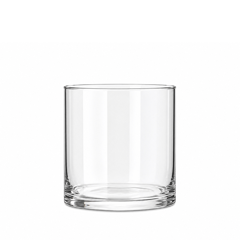 Vase Zylinder gross Kerzendeko Trauung Blumen Glas klar mieten