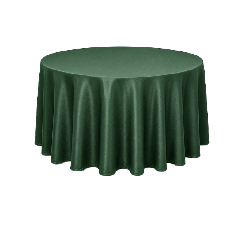 Tischdecke_Lamour_Satin_rund_305cm_bodenlang_forestgreen_emerald_mieten_I_Verleih_Hochzeit_Feier_Event_Geburtstag_Catering_Firmenevent