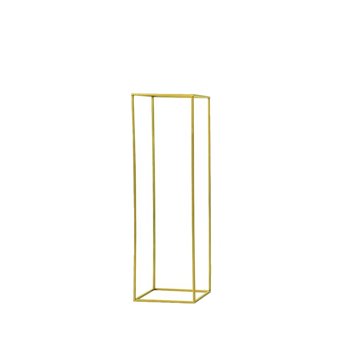 Blumenständer Metallständer Metall gold 60cm für Tischdekoration mieten für Hochzeit und Event