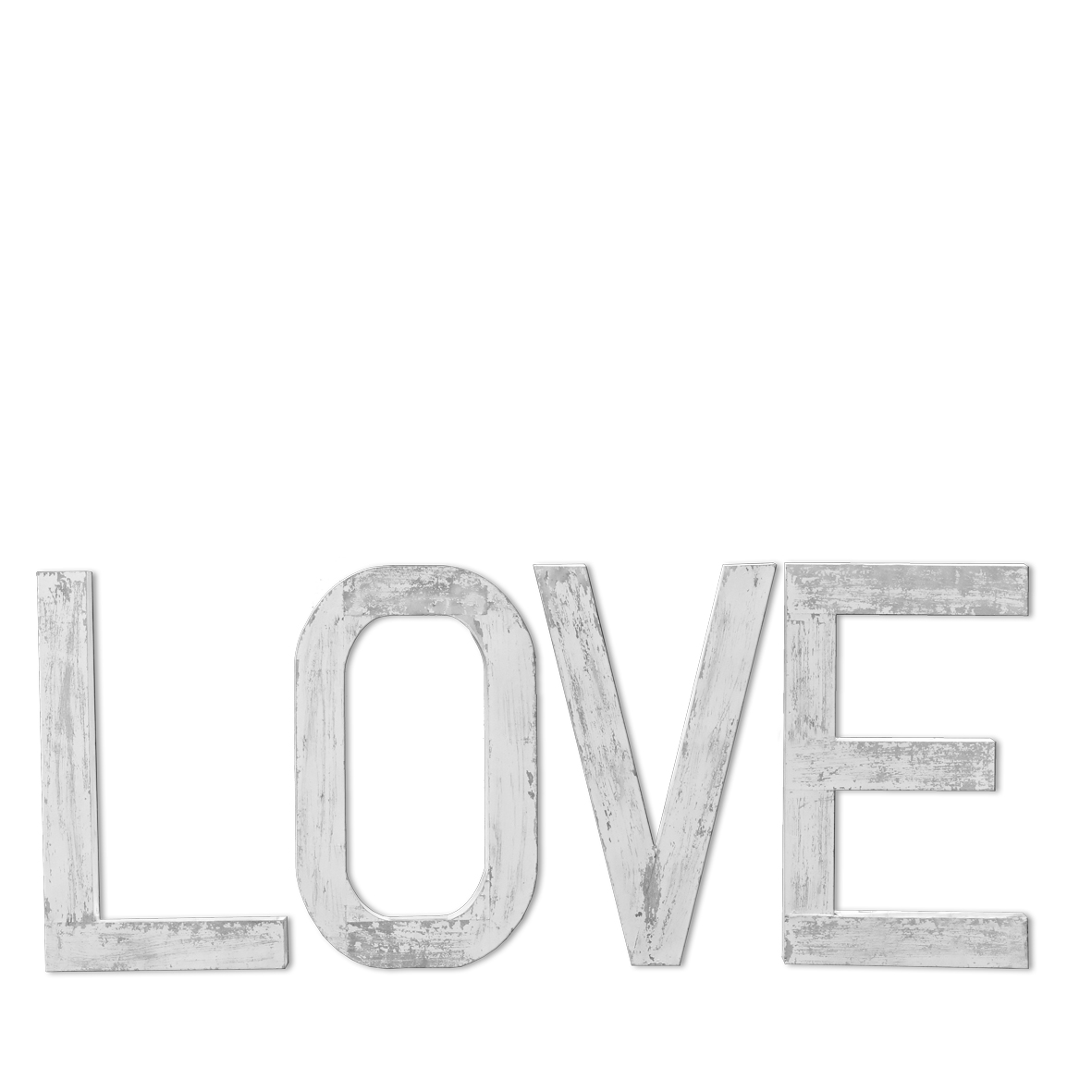 Schriftzug LOVE XXL | Buchstaben Holz weiss | 100cm [mieten]