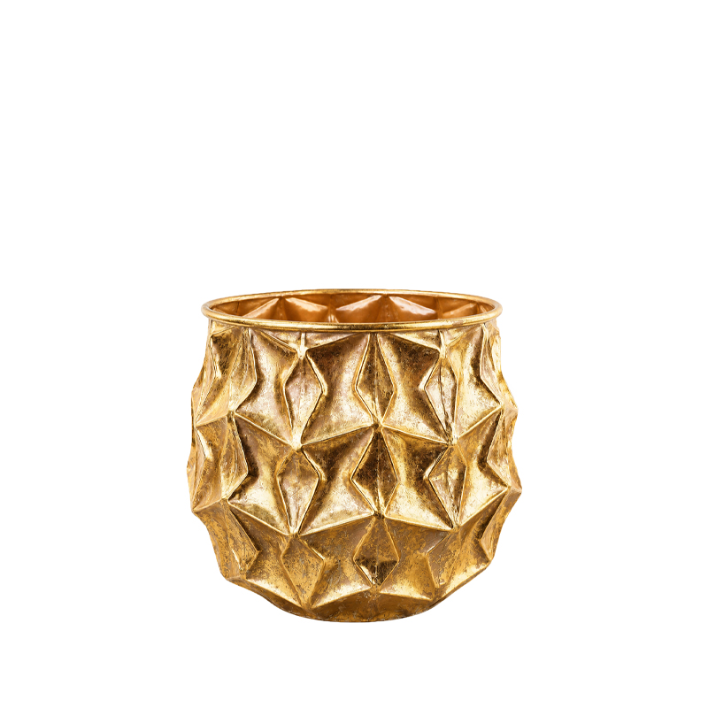 Schale Wabendesign gold mieten