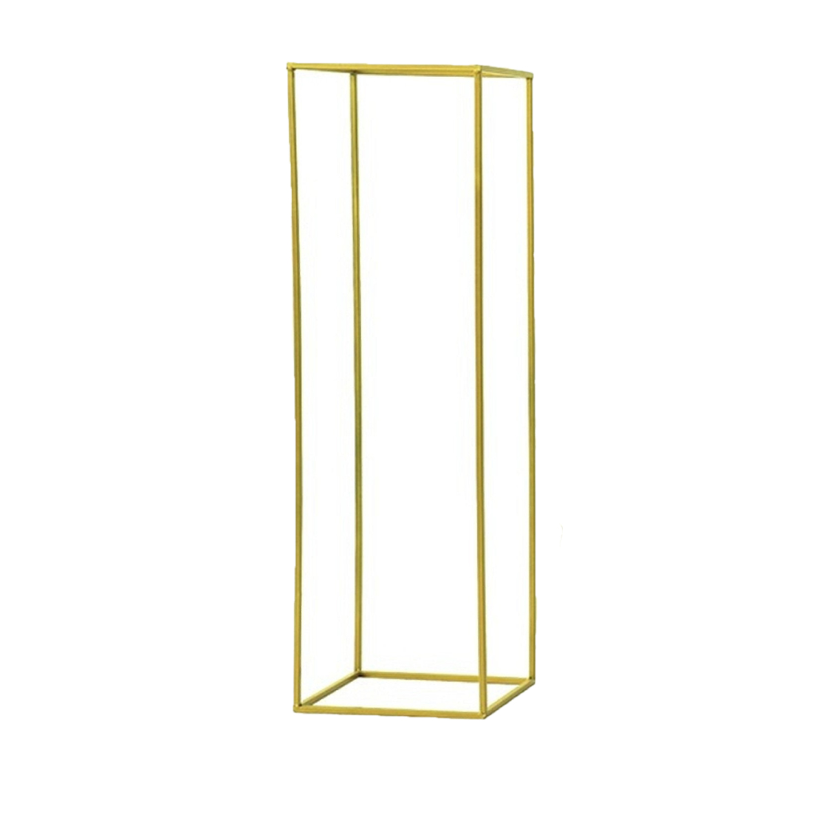 Blumenständer Metallständer Metall gold 100cm für Tischdekoration mieten für Hochzeit und Event