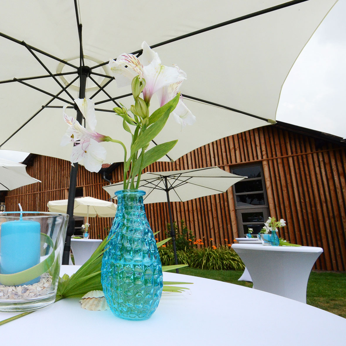 Flaschenvase aqua - 4-fach sortiert mieten Hochzeit, Event, Mottoparty_3