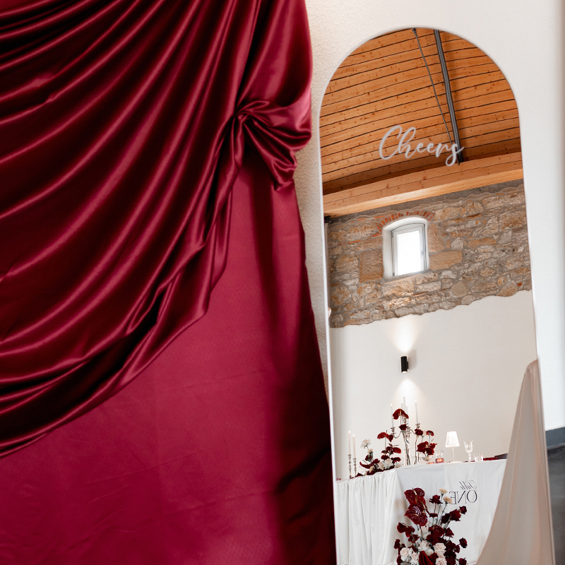 Standspiegel_silber_160cm_mieten_Willkommensschild_Sitzplan_Hochzeit_Event_2